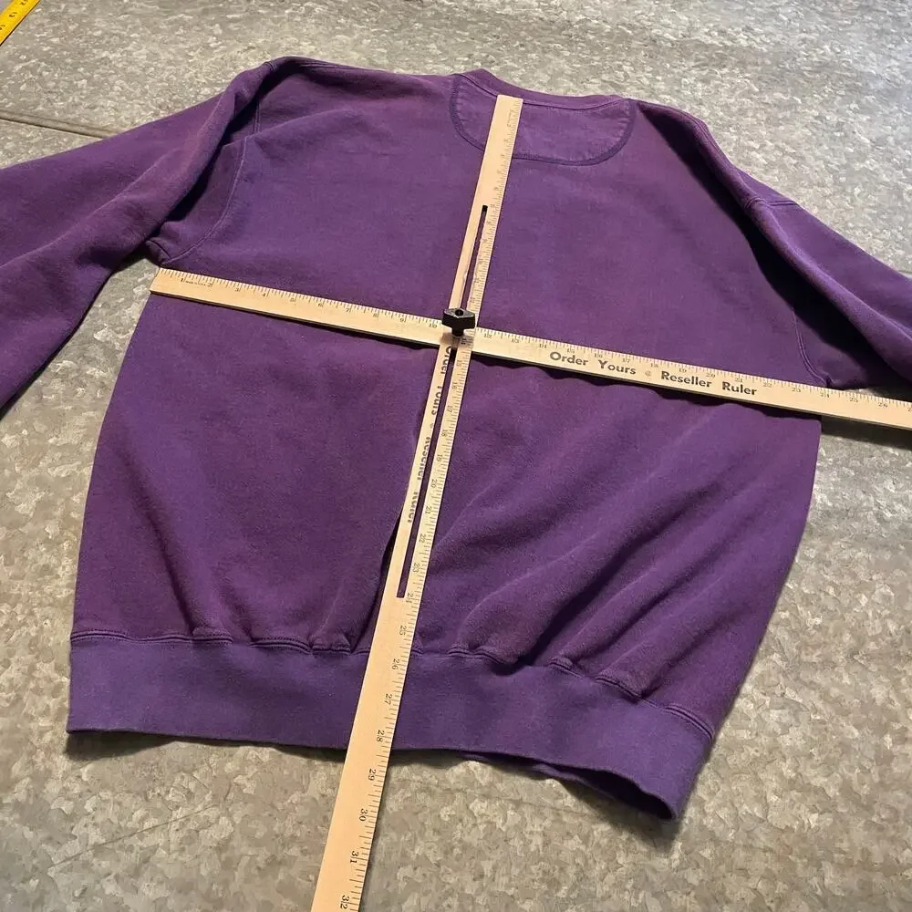 Vintage TCU Jansport Crewneck Sweatshirt XL Horned Frogs NCAA Patches University - Picture 13 of 15